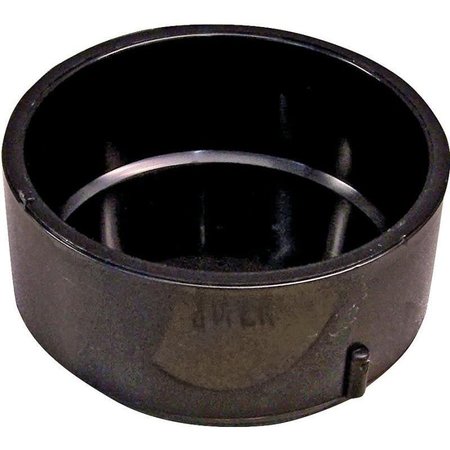 GENOVA CANPLAS Pipe Cap, 3 in, Hub, ABS, Black, SCH 40 Schedule 103083SBC